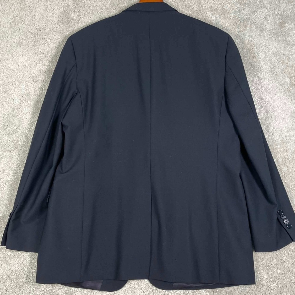 Brooks Brothers 346 Suit Mens 48L W42 L33 Navy Blue Stretch Wool 3-Button Blazer - Picture 10 of 16